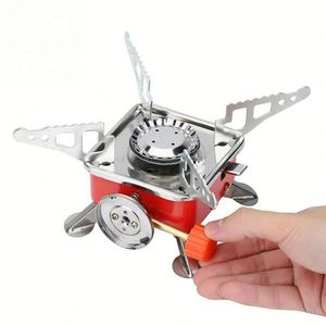 Réchaud à gaz portable mini pour le camping et la randonnée en plein air avec pot - Product Image 4