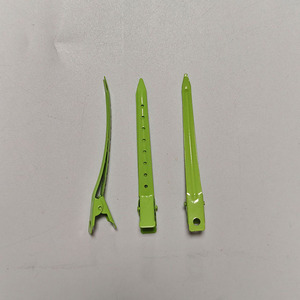 Pinzas <span class=keywords><strong>de</strong></span> Pelo <span class=keywords><strong>de</strong></span> Plástico con Logotipo Personalizado en Color <span class=keywords><strong>Caramelo</strong></span>, Pinzas <span class=keywords><strong>de</strong></span> Peluquería, Pinzas <span class=keywords><strong>de</strong></span> Seccionamiento Negras para Peinar - Product Image 3