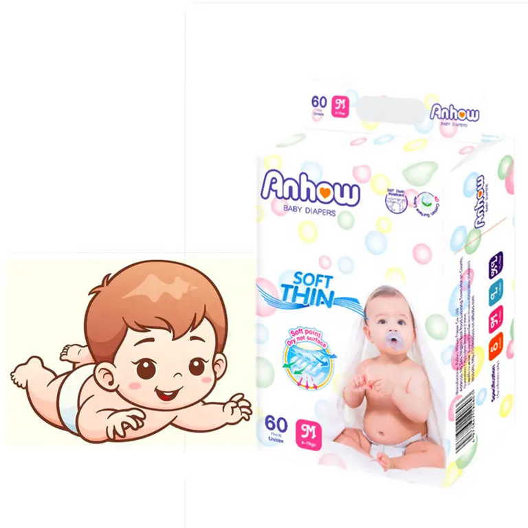Custom OEM Brand Cheap Small MOQ Baby Diapers Top Quality Large Stock Quick Delivery Baby Nappies Pad