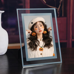 Cumprindo A4 A3 4*6 5*7 polegada Criativo Personalizado Transparente Vidro De Cristal Photo <span class=keywords><strong>Frame</strong></span> Home Decor Handmade Picture <span class=keywords><strong>Frame</strong></span> Atacado - Product Image 3