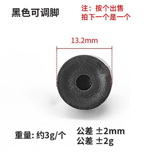 Pied de meuble réglable avec embout en plastique de 5 mm et vis, installation facile - Product Image 4