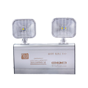 Lumière d'urgence 8W LED à double tête, montage mural, sortie de secours, alimentation de secours en cas de panne de courant, éclairage de sécurité intérieur/extérieur - Product Image 2