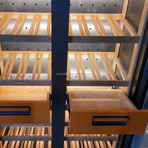 Wine bar armadi formato su misura in legno <span class=keywords><strong>di</strong></span> faggio mensola <span class=keywords><strong>di</strong></span> visualizzazione refrigeratore <span class=keywords><strong>di</strong></span> <span class=keywords><strong>vino</strong></span> armadio casa soggiorno <span class=keywords><strong>vino</strong></span> refrigeratore cantina <span class=keywords><strong>di</strong></span> stoccaggio - Product Image 5