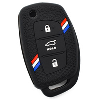 Coque de protection en silicone pour clé de voiture, accessoires, pièces, étui de protection en silicone pour clé de voiture, porte-clé sans clé