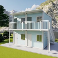 Estructura de acero prefabricada portátil 40Ft 20Ft contenedor móvil envío a casa Villa moderna casa prefabricada extensible 4 5 dormitorios