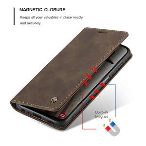 Nouvelle tendance : Étui portefeuille magnétique rétro pour téléphone portable <span class=keywords><strong>A43</strong></span> avec béquille, étanche et antichoc - Product Image 5