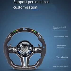 Volantes de Fibra de Carbono con LED de Alta Calidad para <span class=keywords><strong>BMW</strong></span> F20 F30 F32 F31 F36 F11 E70 E90 E71 M6 <span class=keywords><strong>M3</strong></span> X1 X2 X3 X4 X5 X6 - Product Image 6