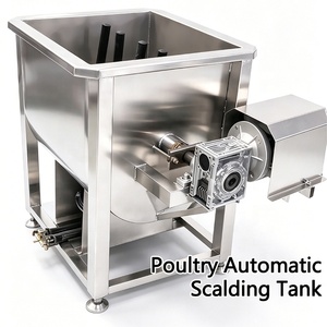 Plumeuse-échaudeuse de volailles automatique en acier inoxydable avec moteur 201 - Product Image 1