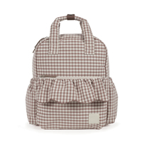 Sacs à langer et sacs d'accessoires pour poussette multi-usages à grande capacité, à carreaux personnalisés, pour femmes, sacs à dos pour mamans, imperméables