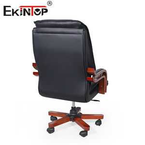 Silla de Oficina Ejecutiva Giratoria de Cuero de Lujo Sinonis, Silla Ergonómica de Respaldo Alto con Reposabrazos Acolchados para Muebles de Oficina - Product Image 5