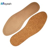 Semelles intérieures en cuir véritable de porc fendu avec grain anti-dérapant pour chaussures, matériau de qualité supérieure, semelles en latex pour chaussures