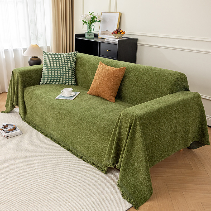 Chenille Fabric Sofa Covers Anti Scratch Transform Your Living