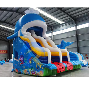 Équipement de parc aquatique château sautant de bébé baleine avec toboggan et <span class=keywords><strong>piscine</strong></span> <span class=keywords><strong>jeux</strong></span> d'eau gonflables commerciaux de toboggan aquatique pour enfants adultes - Product Image 4