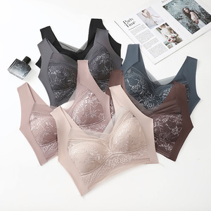 Reggiseno Senza Cuciture Yicheng per Donna, Taglia Grande, con Pizzo, Senza Ferretto, per Yoga, Fitness e Notte - Product Image 2