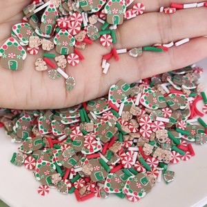 Chenxi 1Kg Mix Giáng Sinh Polymer Sprinkles Clays <span class=keywords><strong>Deer</strong></span> Santa Sprinkles DIY Slime Lát Cho Nhựa Thủ Công Mỹ Nghệ - Product Image 2
