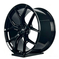 Ruedas de Repuesto de Aleación de Aluminio Forjado de Diseño Cóncavo para Carreras, Marca PY Universal, Económicas, 20 mm ET, Nuevas, Multirradio, Réplica 5x130