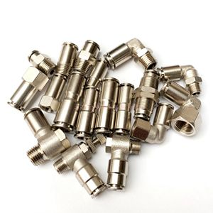 Connecteur pneumatique rapide en acier inoxydable, type de filetage Pg6 4 Pg8 6 Pg10 8, pour usage industriel - Product Image 2