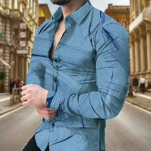 Chemise habillée homme à manches longues à carreaux floraux personnalisée, haute qualité, infroissable, idéale pour le printemps – Meilleure vente - Product Image 1