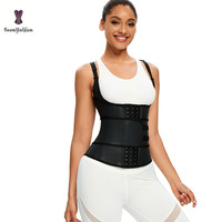 Ceinture colombienne Fajas en acier pour femmes, Corset Slim, de couleur noire unie, 25 piéces