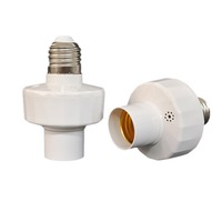 Lampe à capteur radar micro-ondes E27, commande vocale, infrarouge, conversion intelligente, douille à vis