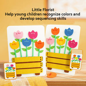 Kit d'artisanat de pot de fleur rose bricolage jouets éducatifs pour enfants maison école et salle de classe comprend des activités amusantes Pot - Product Image 4