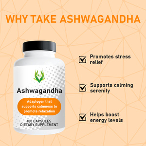 Capsules d'Ashwagandha de haute qualité avec mélange total de poivre noir pour stimuler les niveaux d'énergie et les routines de bien-être – Complément alimentaire - Product Image 2