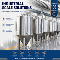 Cuve de Fermentation Conique en Acier Inoxydable Tonsen 3000L (30HL) avec Enfroidissement pour Brasserie Commerciale