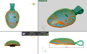 Pendentif Masque Iron Man Serti de Diamants Tendance et Élégant en Pierre Entièrement Sertie de Diamants à Vendre - Product Image 6