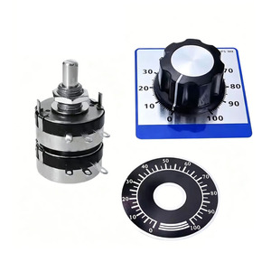 Potenciómetros de Película de Carbono de Doble/Triple Canal WTH118-2W y Resistencias Variables 1K 2K2 4K7 10K 100K 470K 1M al por Mayor de Fábrica - Product Image 2