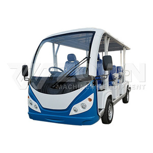 Fully Enclosed Electric Tour Shuttle Vehicle 14 Seater Wind Rain Proof Large Window Hotel Guest Transfer City Scenic Tour Car - Product Image 3