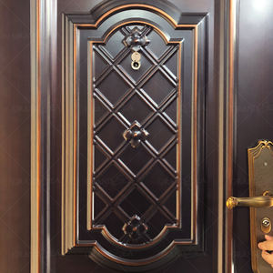 Portes d'entrée domestiques en acier de turquie, solide, <span class=keywords><strong>prix</strong></span> d'usine - Product Image 5