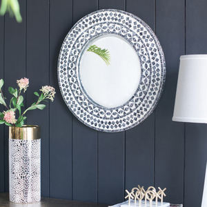 Miroirs muraux ronds en mosaïque de nacre, décoration de maison, incrustation de coquillages, vente en gros - Product Image 5