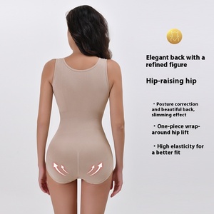 Shapers de <span class=keywords><strong>grande</strong></span> <span class=keywords><strong>taille</strong></span> pour femmes Corsets moulants pour le corps Combinaison de yoga avec rehaussement des fesses - Product Image 5