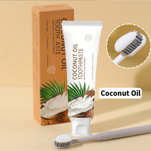 <span class=keywords><strong>Dentifrice</strong></span> au charbon de bambou noir naturel avec bergamote et noix de coco pour blanchir les dents des adultes - Product Image 2