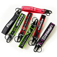Gantungan Kunci Rajut Carabiner Bordir Paruh Elang Tema Olahraga Ramah Lingkungan Logo Kustom Tali Pendek
