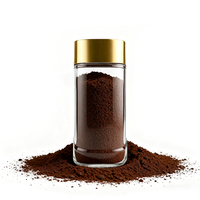 Vente en gros 200ml 400ml 800ml Grand pot en verre à café de cuisine Couvercle en plastique Conservation de la fraîcheur de qualité alimentaire Grain de café vide