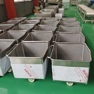 Chariot de nourriture en acier inoxydable chariot de nourriture de viande voiture de saut de nourriture <span class=keywords><strong>Buggy</strong></span> transport chariot de viande chariot de viande - Product Image 4