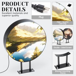 Cansolink P5 户外LED灯箱可编程双面全彩定制商业数字显示屏广告 - Product Image 2