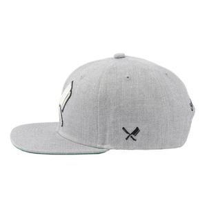 Casquettes de sport à 6 panneaux, style snapback, personnalisables, à visière unie, gris à carreaux, vert uni, pour jeunes - Product Image 2