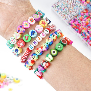 Diy Polymer <b>Clay</b> Bead Jewelry <b>Set</b> 2300 Pieces 26 Compartments Letter And Shape Beads For Kids Craft Making - Product Image 2