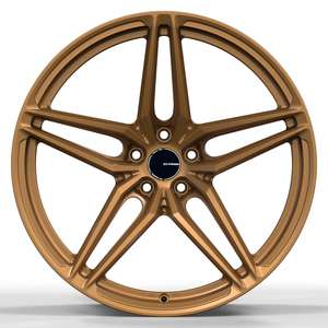 Jantes forgées PCD 112 120 114.3 à rayons étoilés monobloc pour voiture de tourisme, design <span class=keywords><strong>double</strong></span> 5 rayons, jantes de voiture pour 296, GTS - Product Image 3