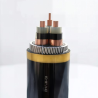 Câble minier industriel blindé WD-MYJY WD-MYJY43 en cuivre isolé XLPE, faible émission de fumée, sans halogène, pour l'alimentation des mines souterraines