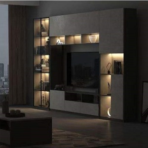 Wholesale Modern Style Tv Stand Set <b>Wall</b> Wooden Luxury Media Console <b>Living</b> <b>Room</b> Furniture Cabinets TV <b>Unit</b> Cabinet with LED - Product Image 5