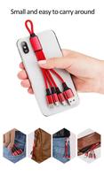 Cable USB Corto 3 en 1 con Carga Rápida para Impresora y Computadora, de Alta Calidad y Económico, en Oferta