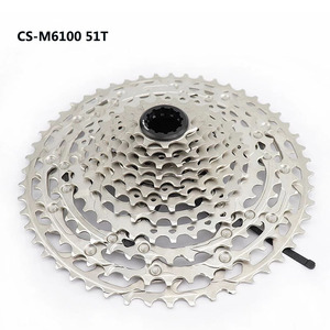 Grupo de Bicicleta de Montaña <span class=keywords><strong>SHIMANO</strong></span> <span class=keywords><strong>DEORE</strong></span> M6100 de 12 velocidades con Palanca de Cambios M6100, Desviador Trasero, Cassette, Cadena, Cassette SUNSHINE 52T 50T 46T - Product Image 5