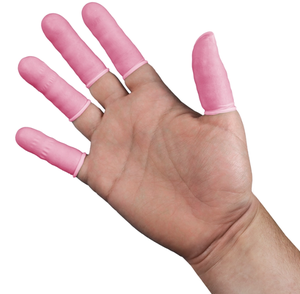Dedales Médicos <span class=keywords><strong>de</strong></span> Nitrilo y Látex No Tóxicos, Antiestáticos, Color Rosa, para Incisiones, Primeros Auxilios, Multiusos - Product Image 4