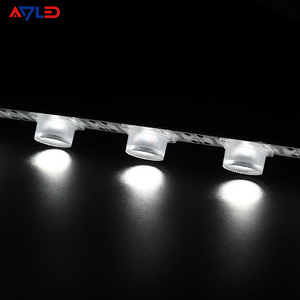 Barre lumineuse LED double face à émission latérale 12V 24V 28.8W 45*15 degrés d'angle blanc 18 LED/m haute puissance - Product Image 3