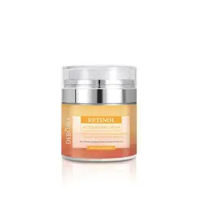 Crema blanqueadora facial 4k para hombre y mujer, Retinol de Papaya con colágeno de cristal, para blanquear la cara de día y noche para la piel grasa