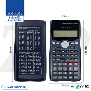 Calcolatrice Scientifica Fx-100MS con 240 Funzioni S-V.P.A.M. Display non programmabile con 9 memorie variabili, funzione calendario, batteria - Product Image 1