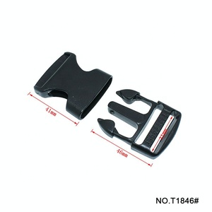 TANAI-hebilla de Liberación lateral de plástico de alta calidad, botón de prensa de inserción de plástico, pestillo ajustable para collar de Mascota - Product Image 2